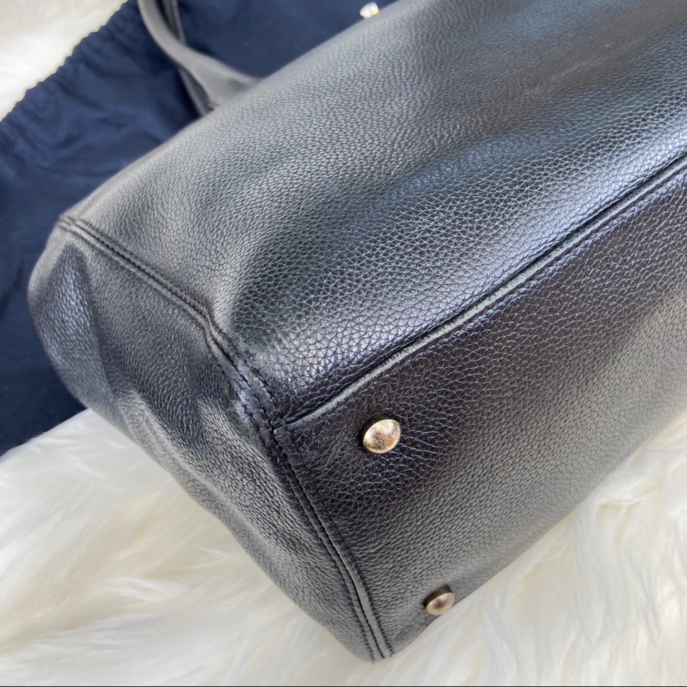 Chanel Caviar Black Leather Tote + Dustbag - Picture 11 of 15